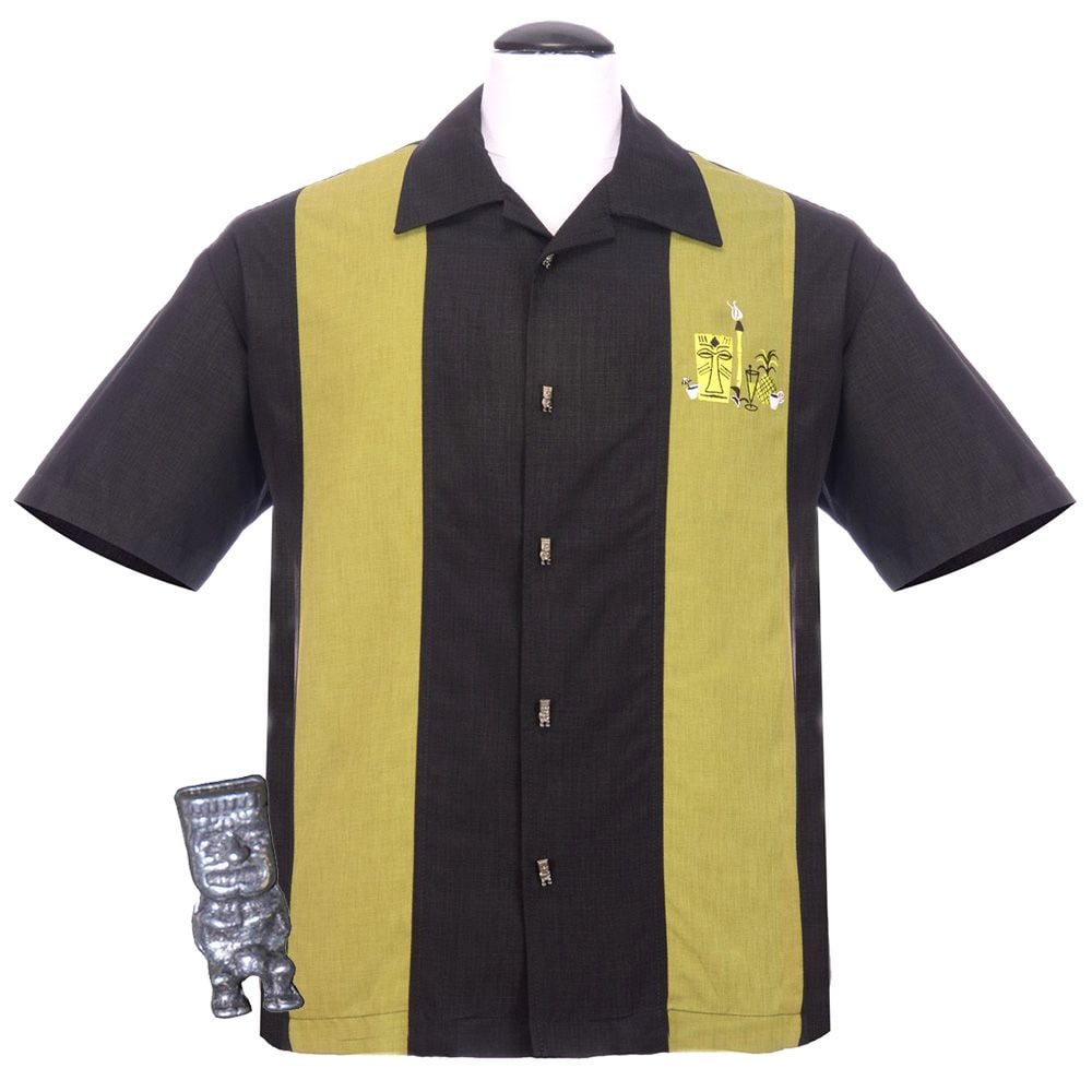 Steady Clothing Mickey Button Up Shirt - Black - size M