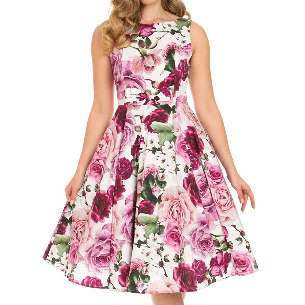Hearts & Roses Alice Floral Swing Dress