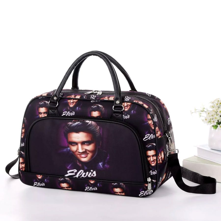 Elvis Presley Waterproof Travel Holdall Bag - Portrait