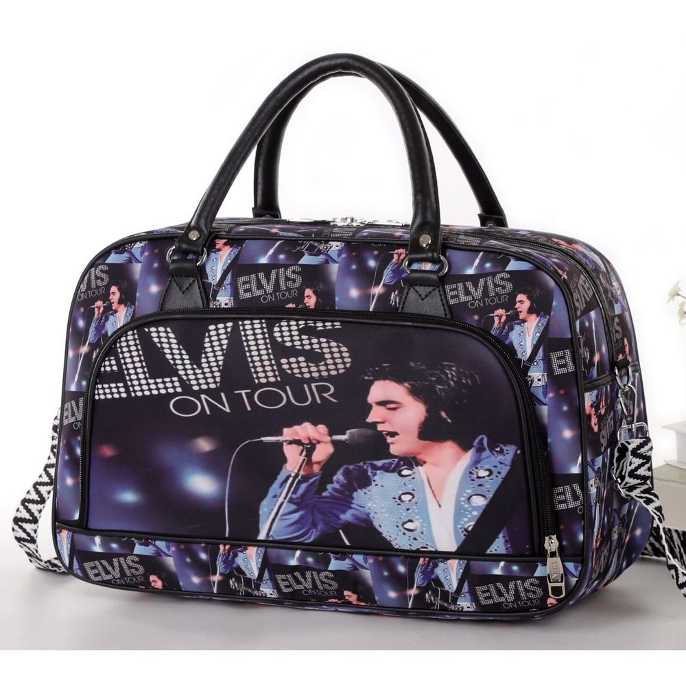 Elvis Presley Waterproof Travel Holdall Bag - Elvis On Tour