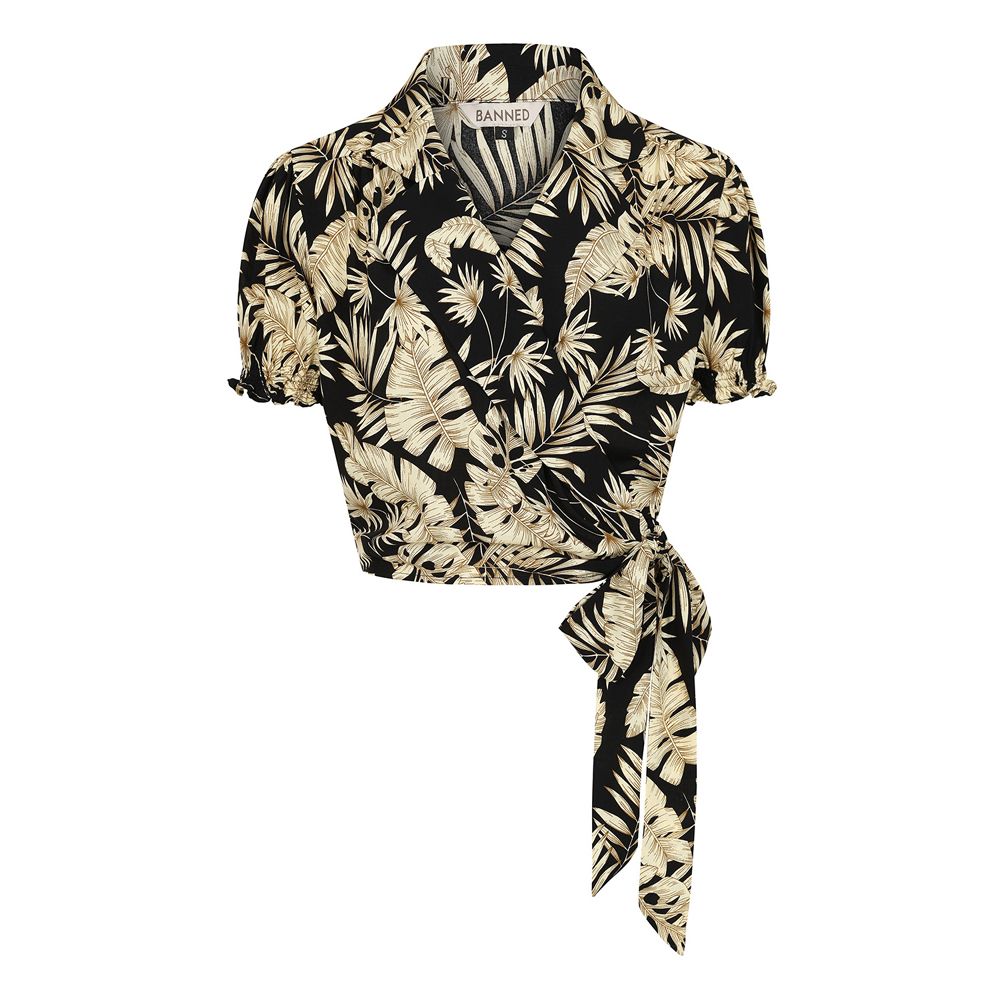 Banned Yvette Blouse - Black