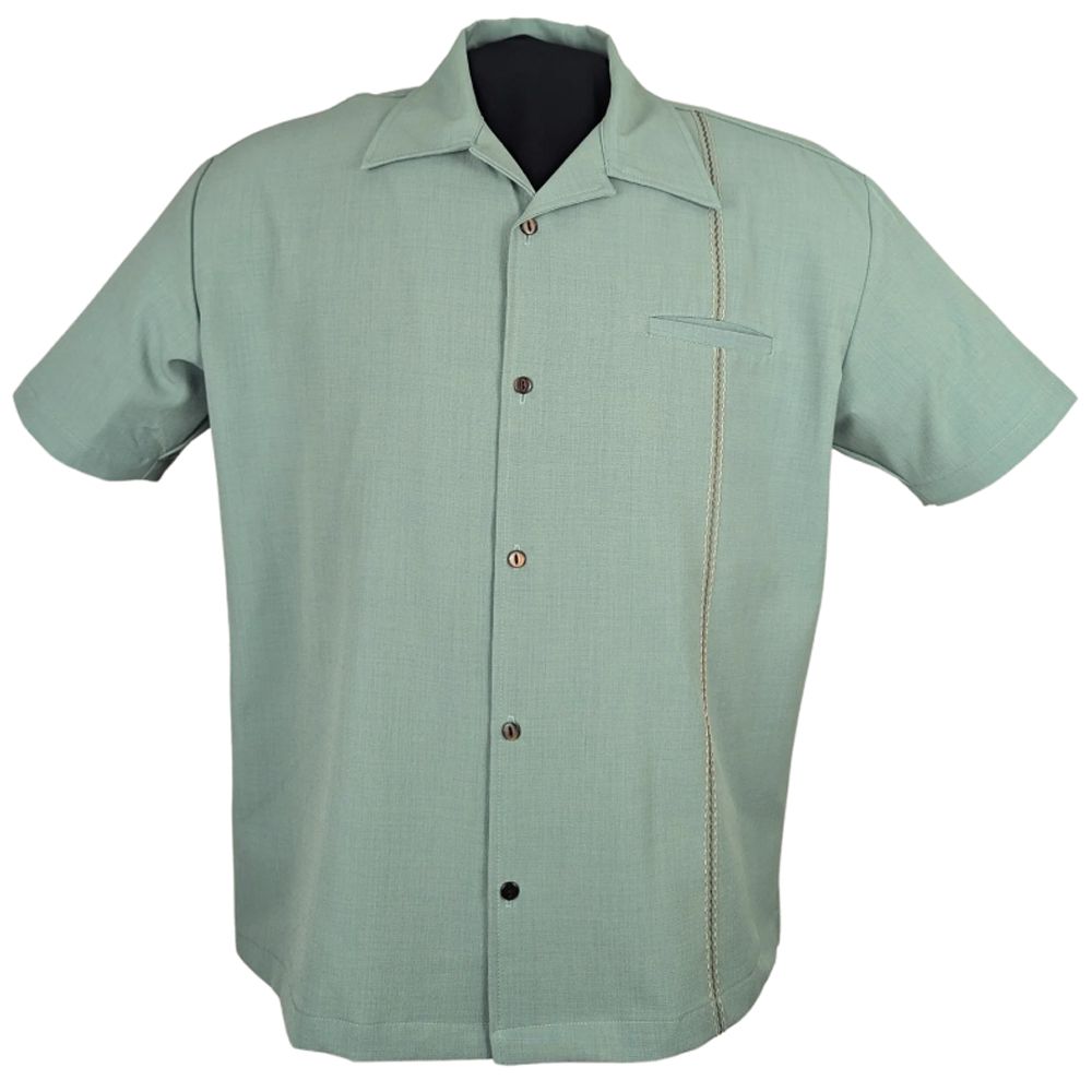 Steady Clothing Retro Ricky Shirt - Light Teal