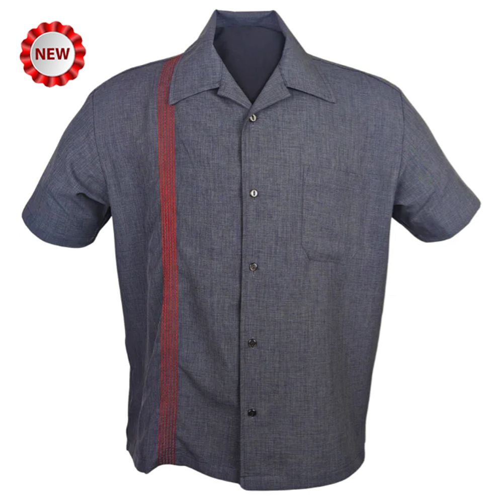 Steady Clothing Jacob Button Up Shirt - Charcoal - size S