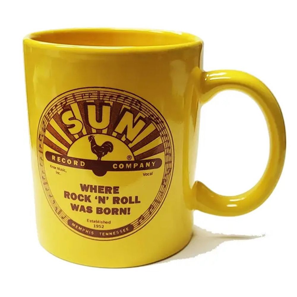 Yellow Elvis Sun Record Mug