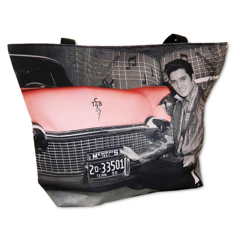 Elvis Presley Tote Bag - Pink Cadillac