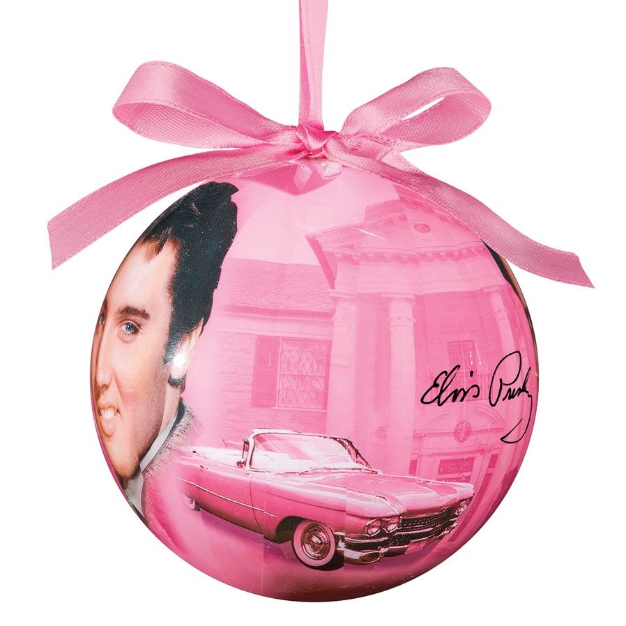 Elvis Presley Bauble - Pink Cadillac
