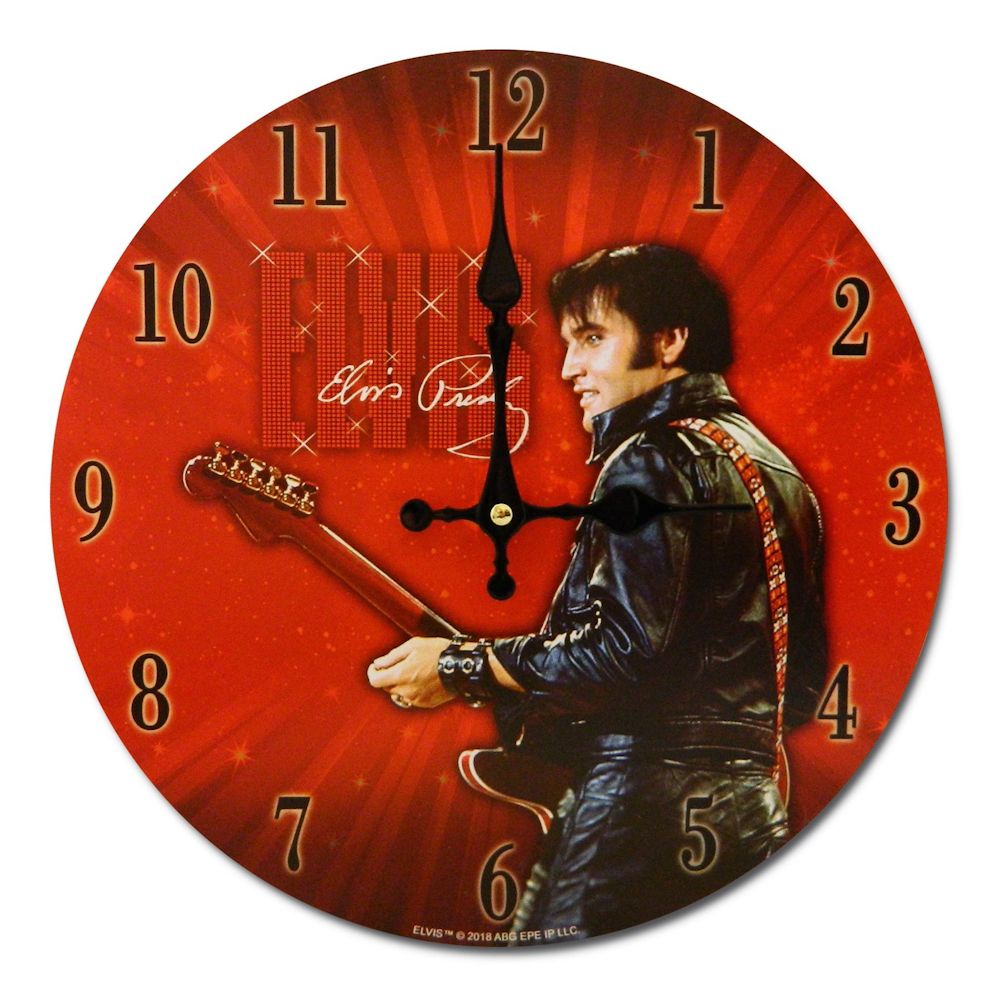 Elvis Presley Wall Clock - 68 Comeback Special