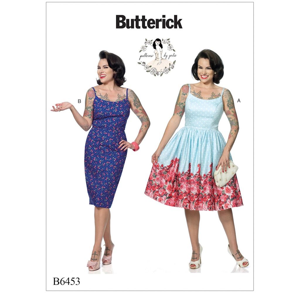 Butterick B6453 - 1950s vintage style Dress Pattern by Gertie