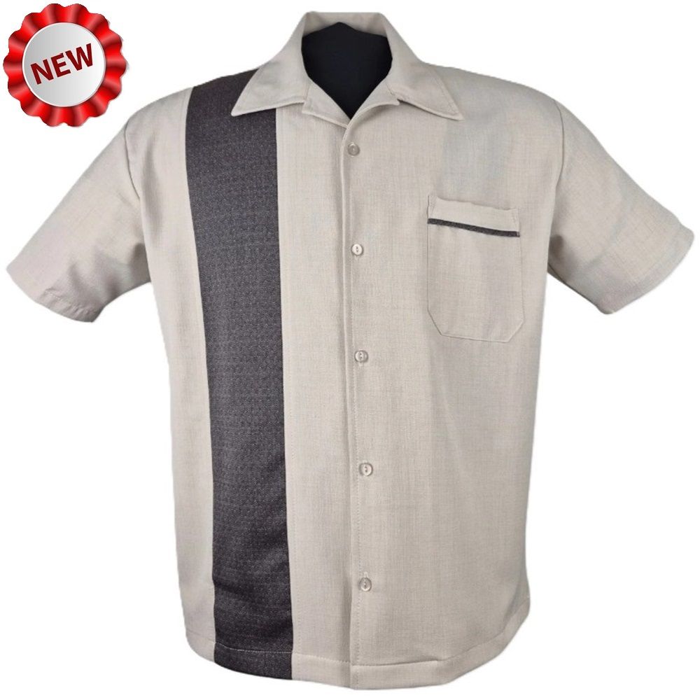 Steady Clothing Henry Button Up Shirt - Stone