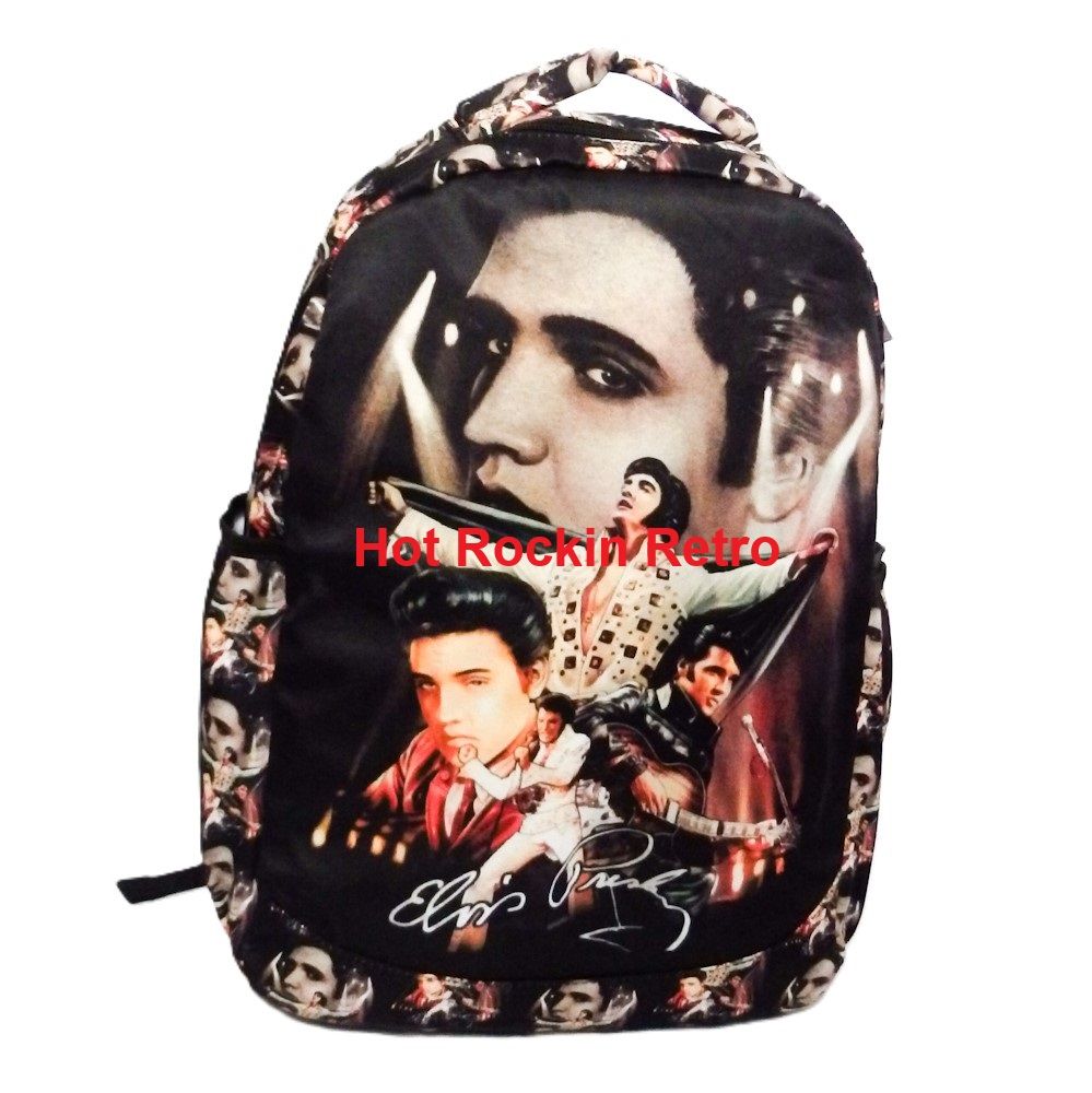Elvis Presley Waterproof Backpack Bag - Through the Years