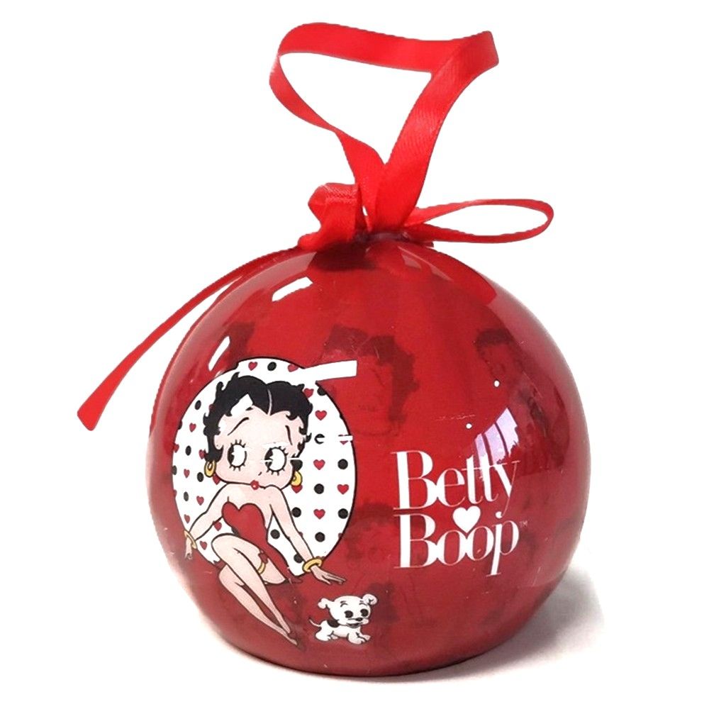 Betty Boop Red Bauble