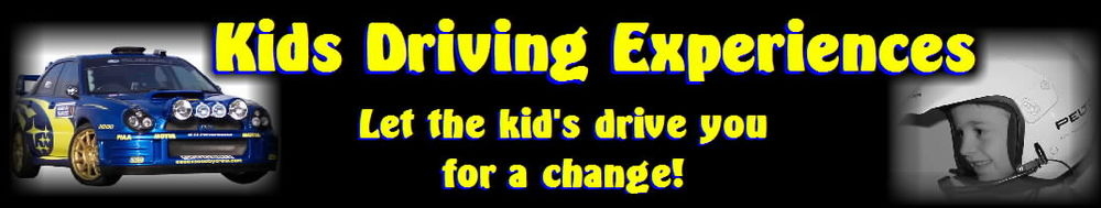 kids driving experiences, site logo.