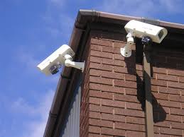 cctv mounted