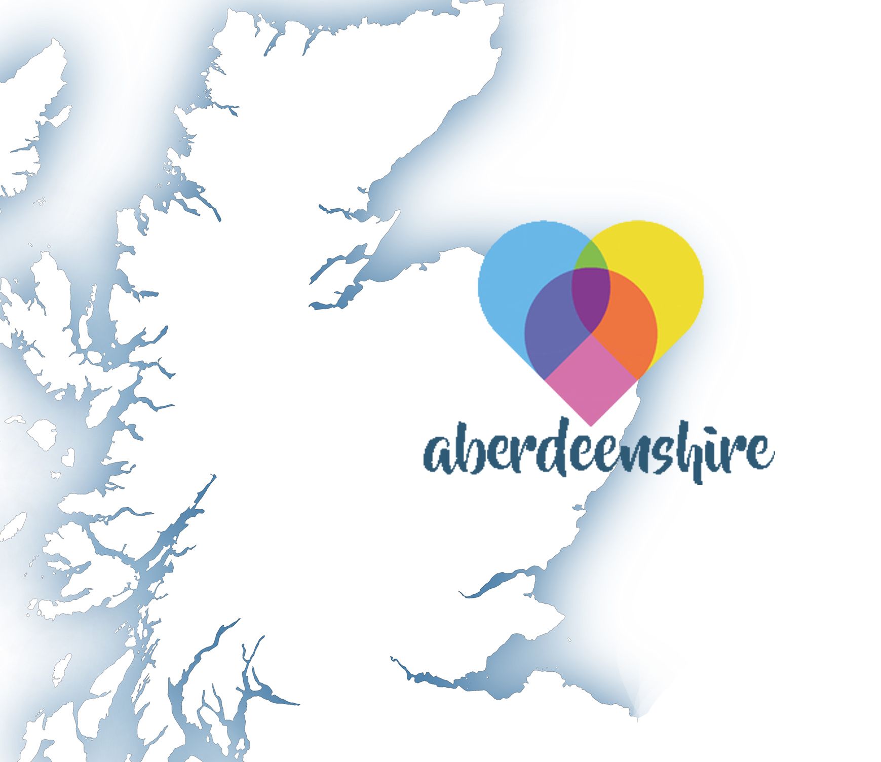 Map highlighting Aberdeenshire