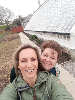 vinery greenhouse selfie
