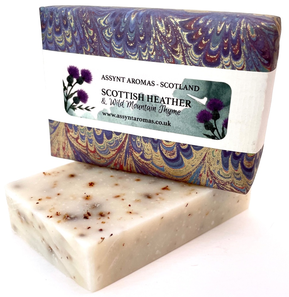 SCOTTISH HEATHER & WILD MOUNTAIN THYME -  handmade soap (click on picture for more info)