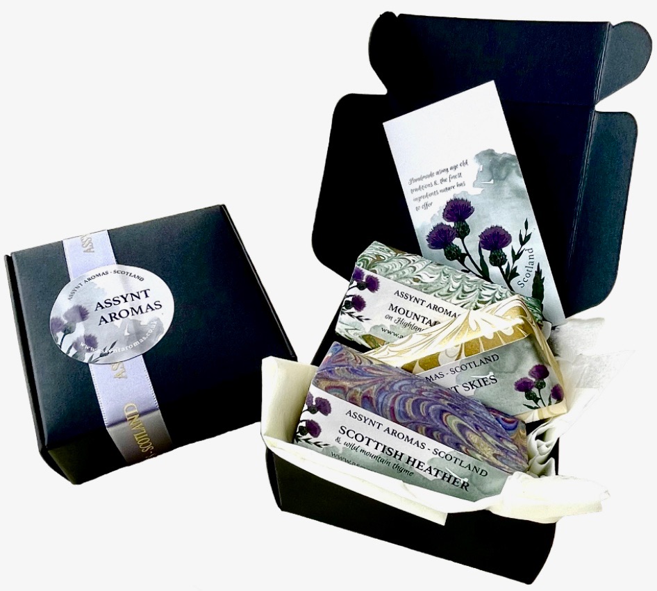 HIGHLAND SOAP COLLECTION - set of 3 lovely individually wrapped ‘little soaps’ in a gift box (click on picture for more info)