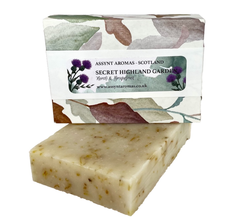 SECRET HIGHLAND GARDEN - neroli & grapefruit Handmade Soap (click on picture for more info)