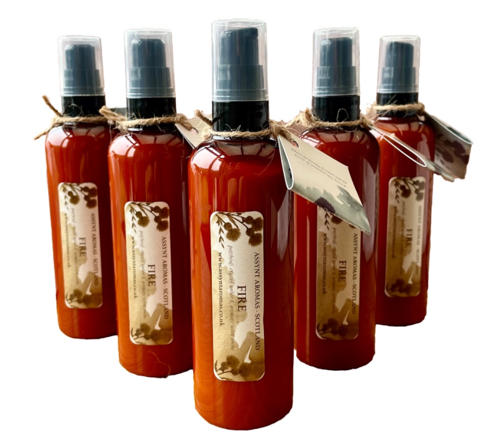 FIRE moisturising lotion 150ml cedarwood, patchouli, amber & aromatic wood 