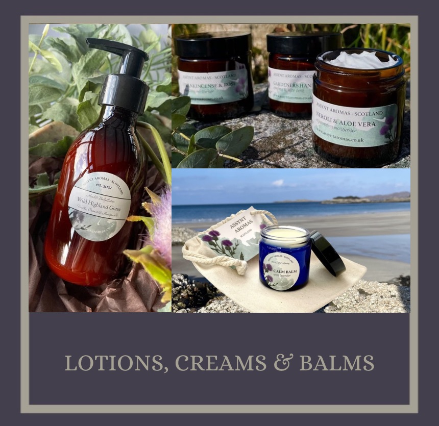 LOTIONS, CREAMS & BALMS