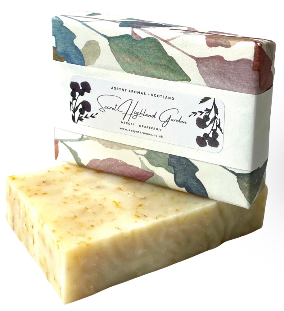 SECRET HIGHLAND GARDEN - neroli & grapefruit Handmade Soap (click on picture for more info)
