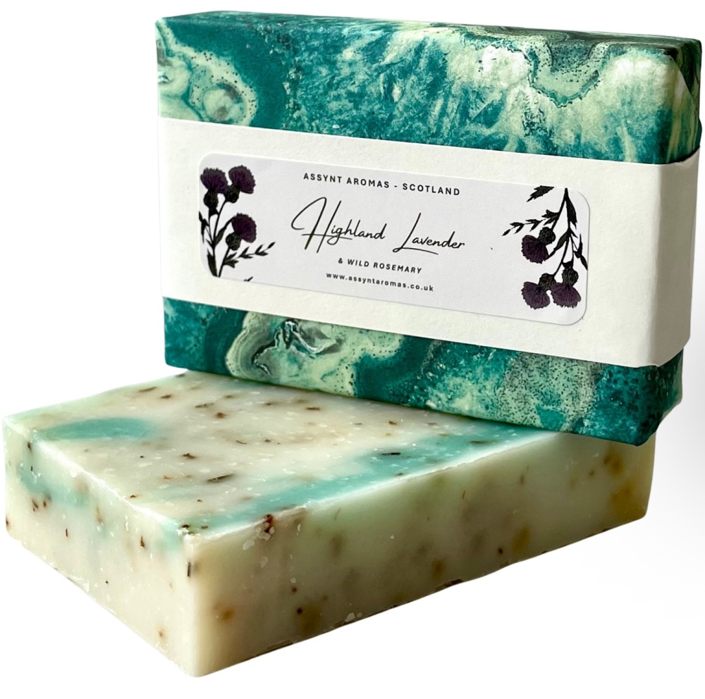 HIGHLAND LAVENDER & WILD ROSEMARY - handmade soap (click on picture for more info)