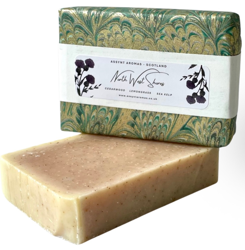 NORTH WEST SHORES - cedarwood, lemongrass & sea kelp  Handmade Soap (click on picture for more info)