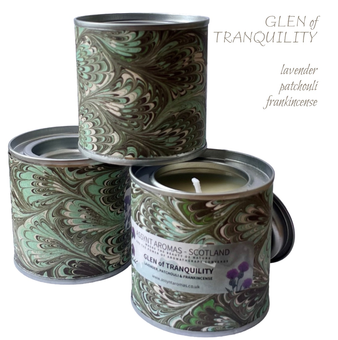 GLEN of TRANQUILITY - lavender, patchouli & frankincense