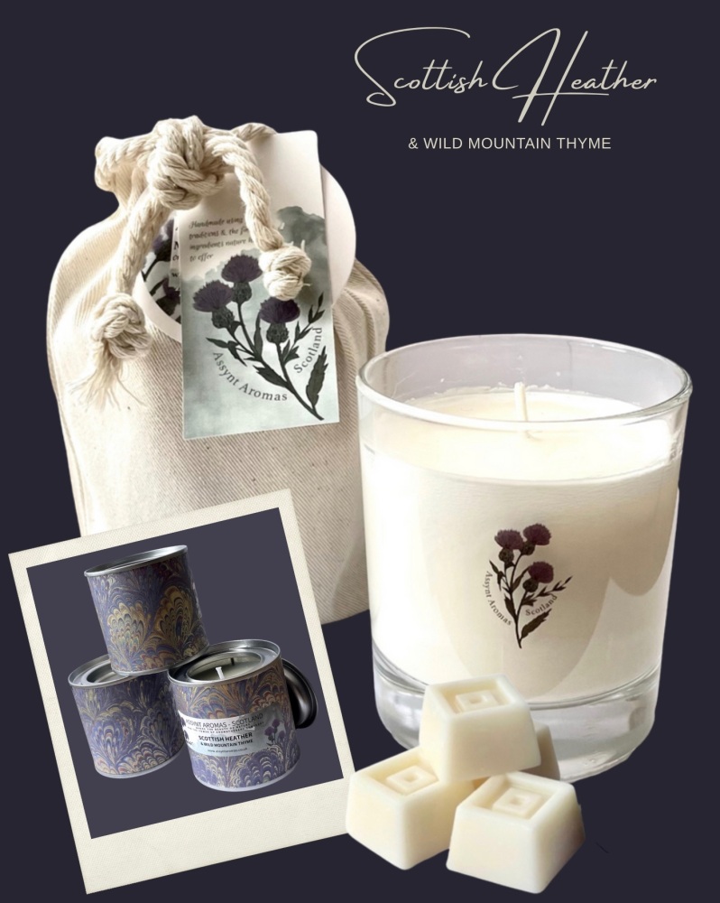 Scottish Heather & Wild Mountain Thyme  - Heather flowers & essential oil of thyme
