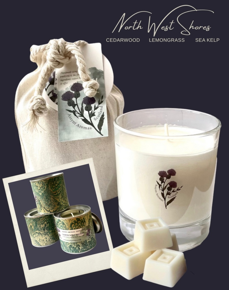 NORTH WEST SHORES - natural essence aromatherapy with essential oil of Cedarwood, Lemongrass & Sea Kelp