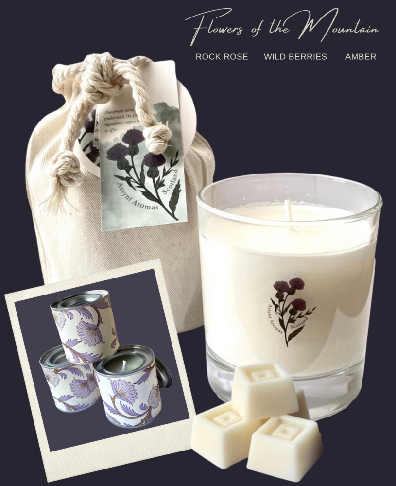 FLOWERS of the MOUNTAIN -  Rock Rose, Wild Berries & Crystal Amber