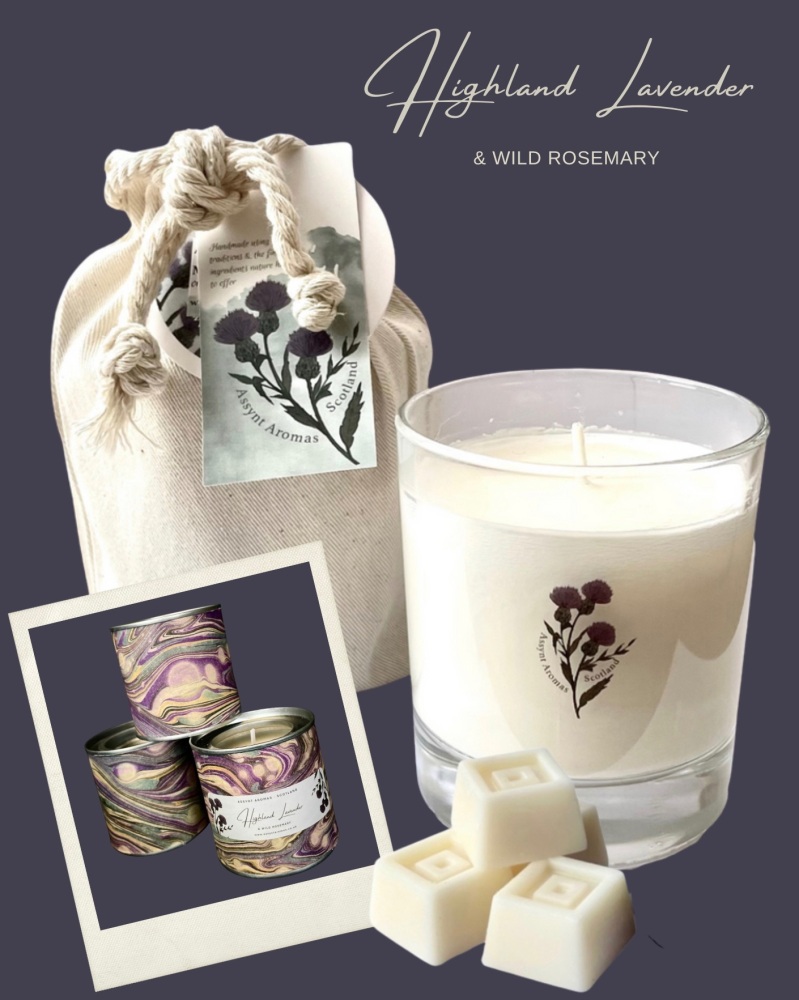 Highland Lavender & Wild Rosemary - natural essence with lavender, rosemary & highland mint