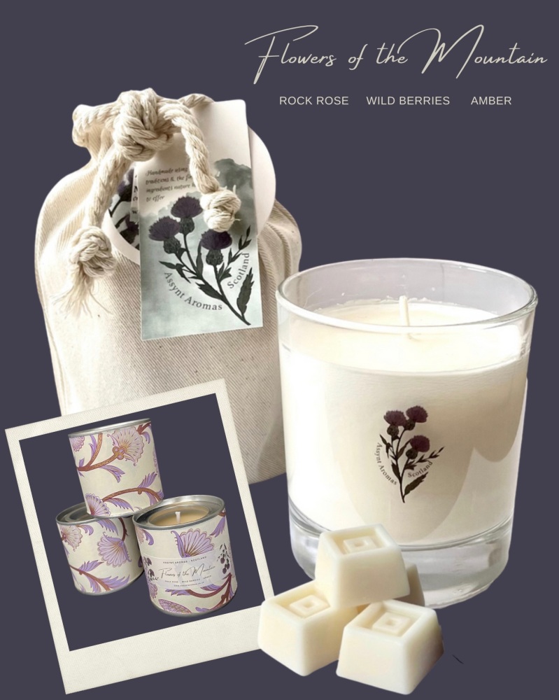 FLOWERS of the MOUNTAIN -  Rock Rose, Wild Berries & Crystal Amber