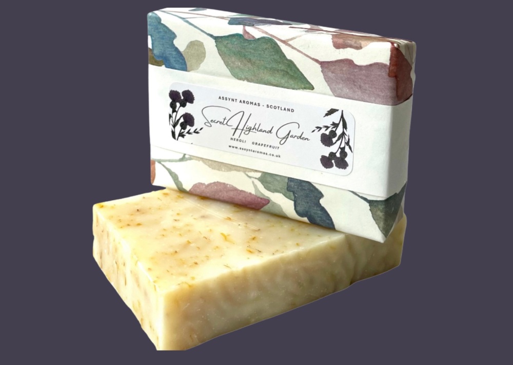 SECRET HIGHLAND GARDEN - neroli & grapefruit Handmade Soap