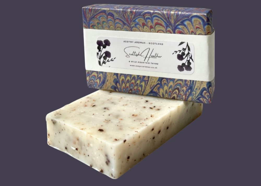 SCOTTISH HEATHER & WILD MOUNTAIN THYME -  handmade soap