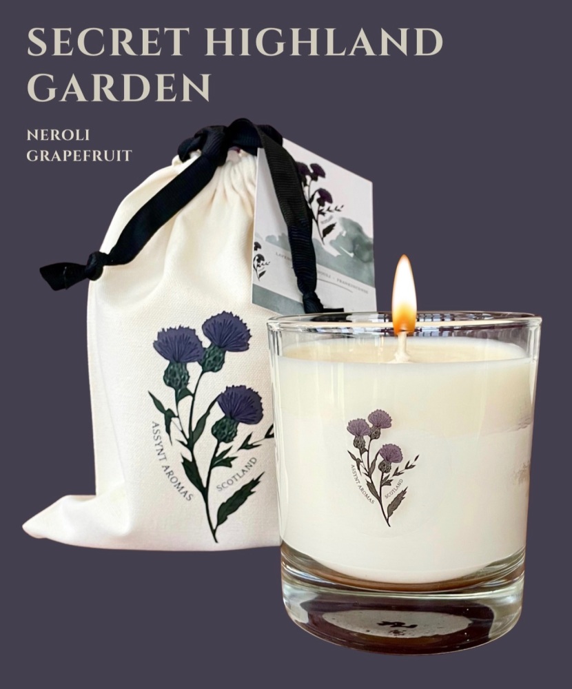 SECRET HIGHLAND GARDEN - natural essence aromatherapy with essential oil of neroli & grapefruit