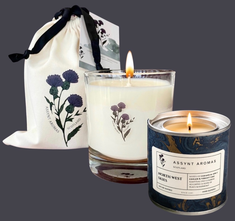 NORTH WEST SKIES - natural essence aromatherapy with essential oil of Geranium, Ginger & Lime