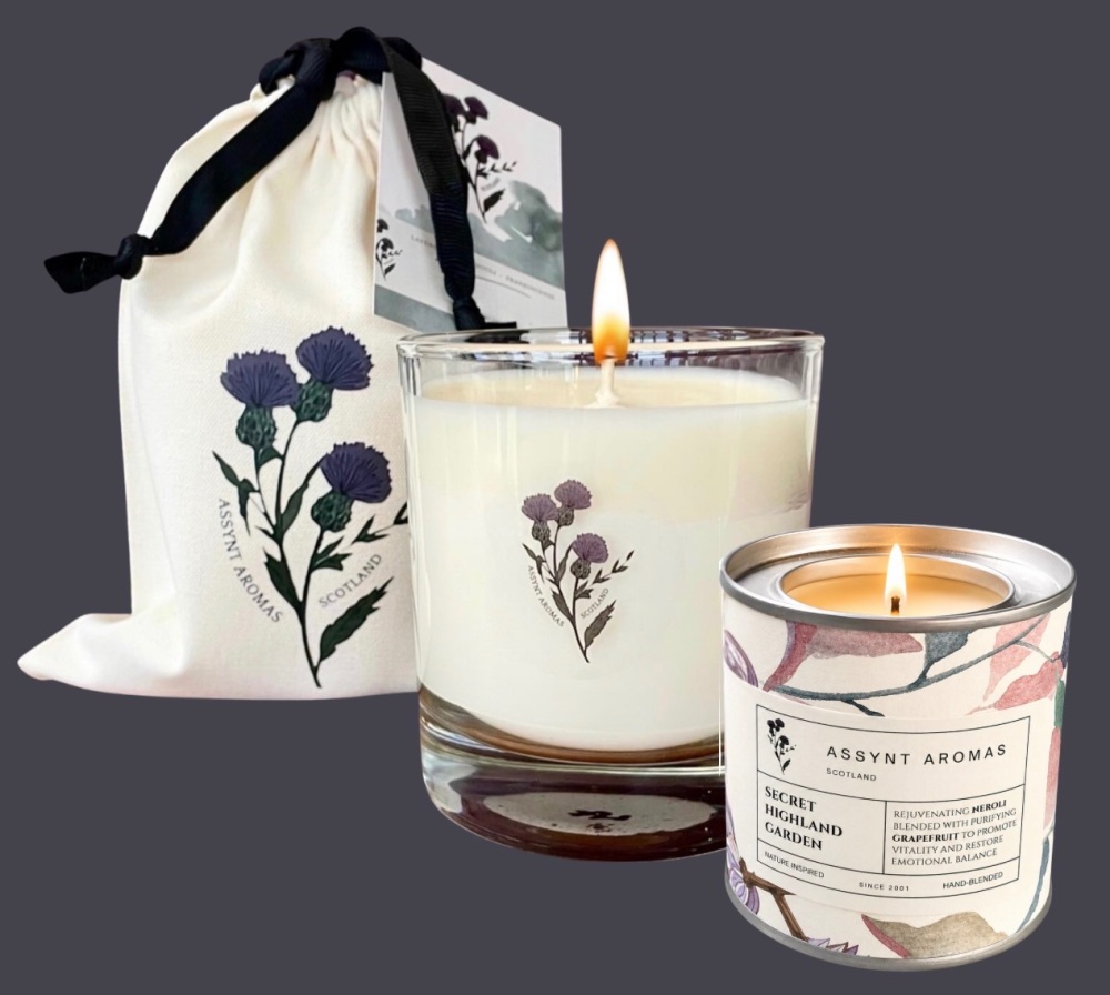 SECRET HIGHLAND GARDEN - natural essence aromatherapy with essential oil of neroli & grapefruit