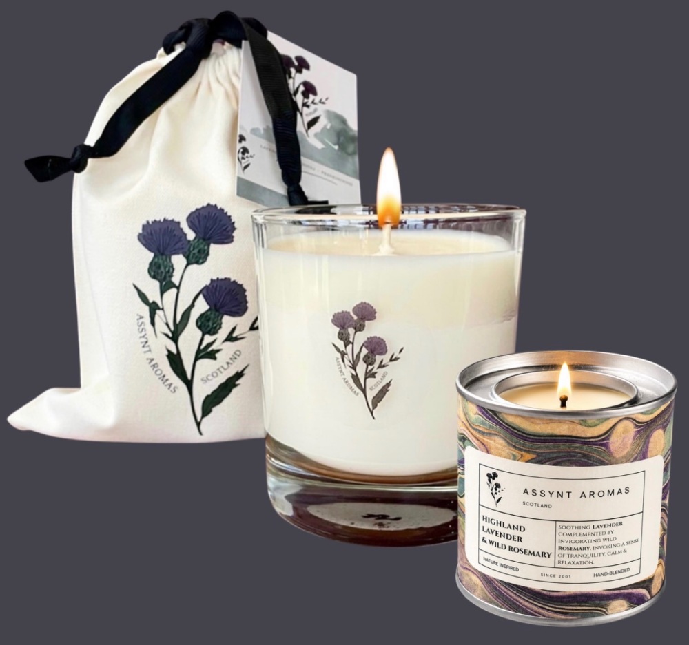 Highland Lavender & Wild Rosemary - natural essence with lavender, rosemary