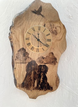 Spaniel clock