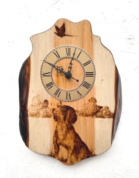 Spaniel clock springer