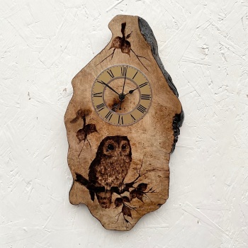 Tawny owl clock.