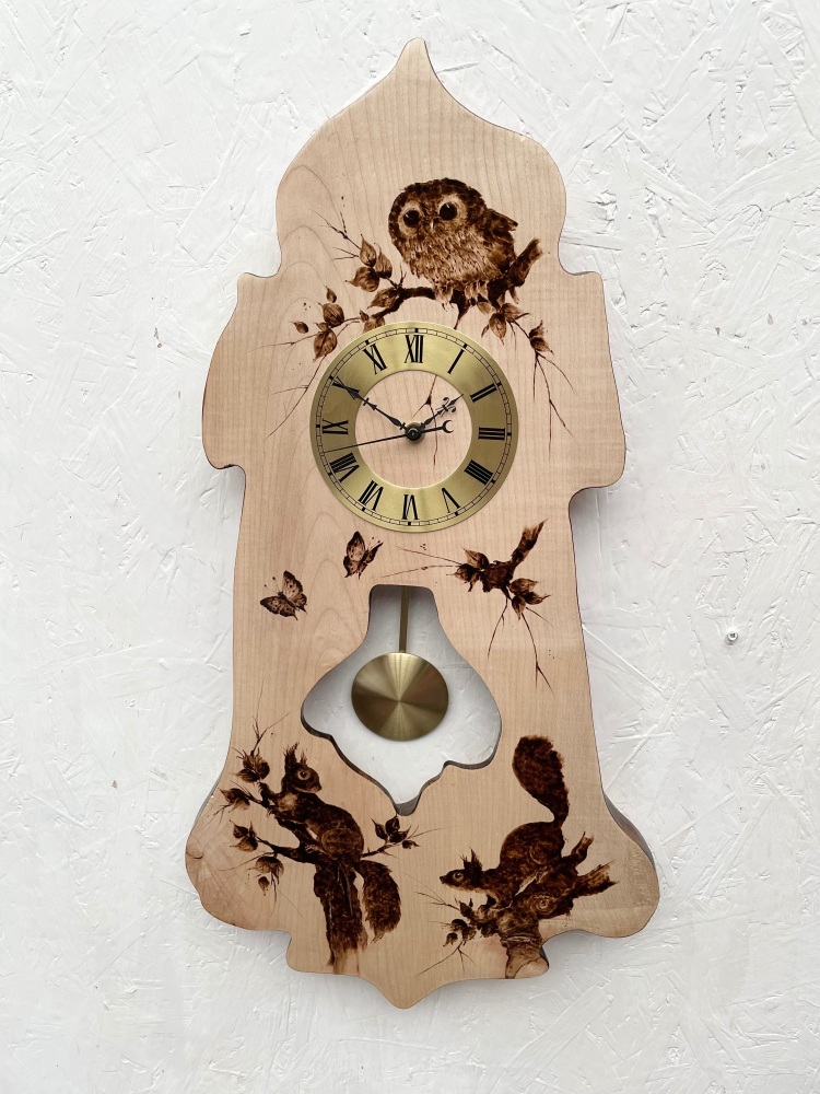 Owl & Squirrel pendulum