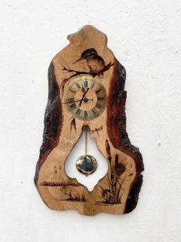 Kingfisher pendulum, oak