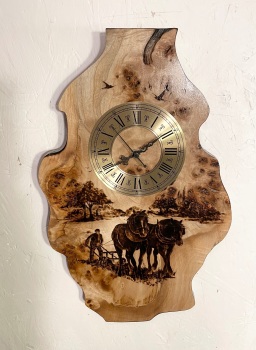 Heavy horse clock
