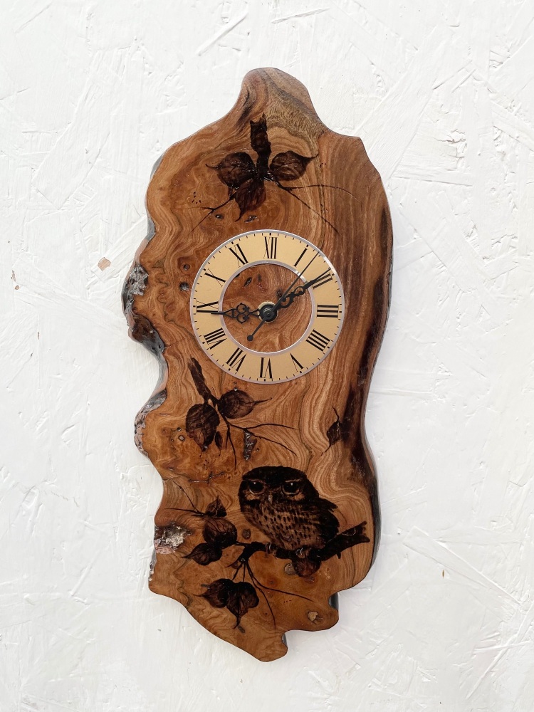 Tawny owl clock.