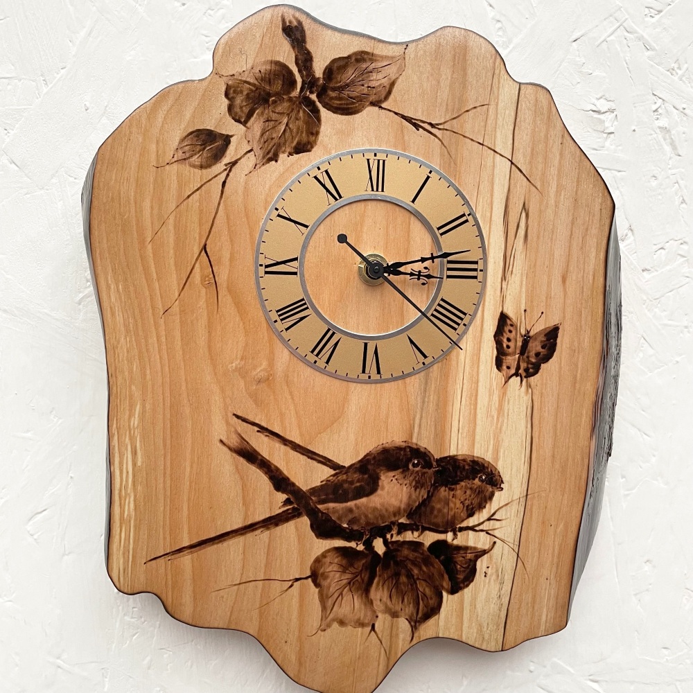 Wagtail clock SOLD