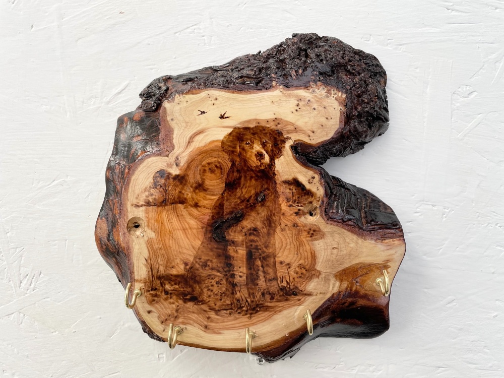 Golden retriever key holder