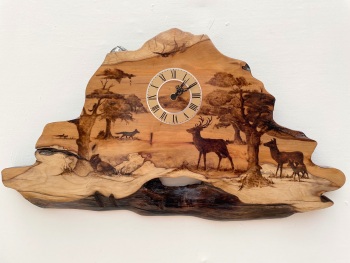 Woodland clock