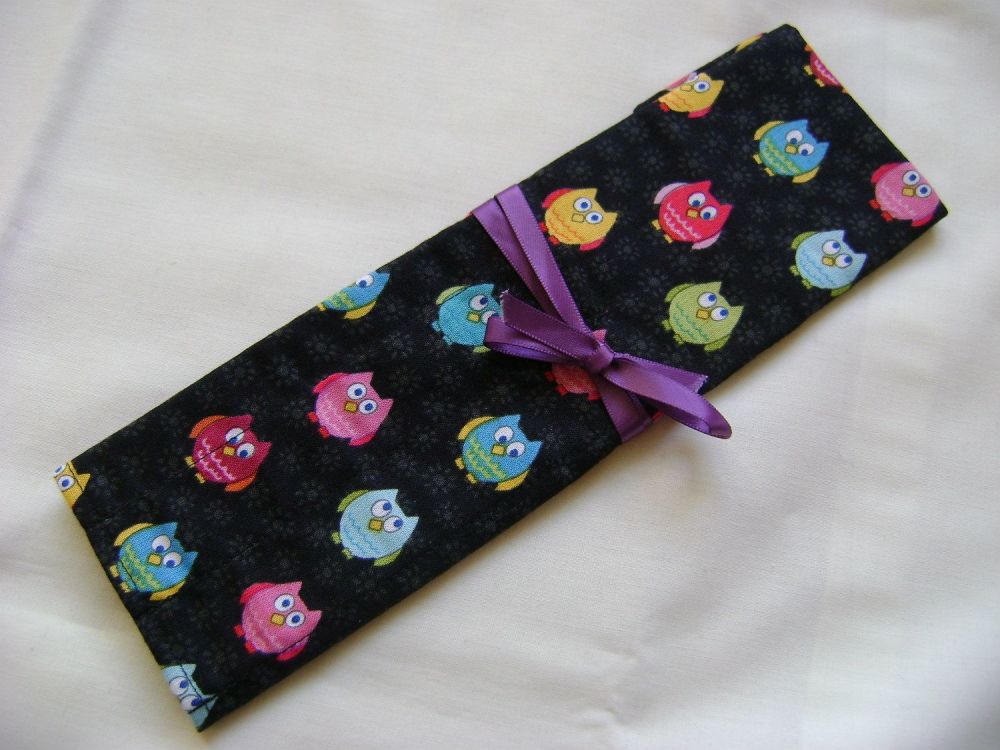 Mini Owls Needle and Hook Roll